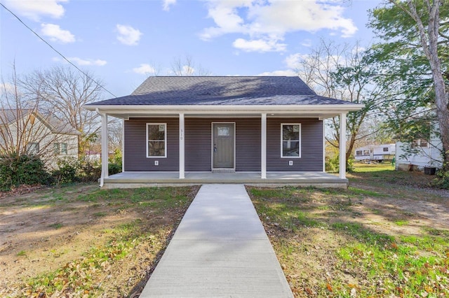 bungalow-style home with a porch