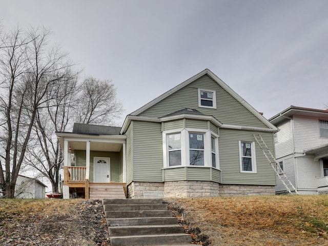 view of front of home