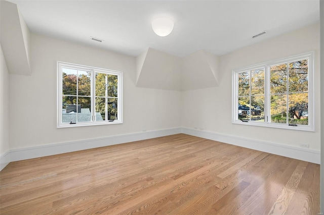 bonus room featuring light hardwood / wood-style flooring