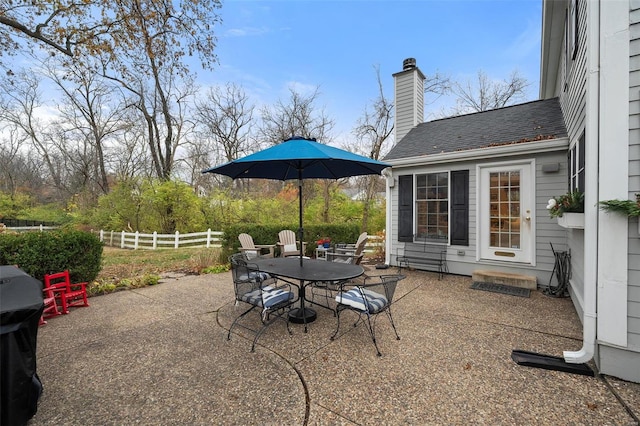 view of patio