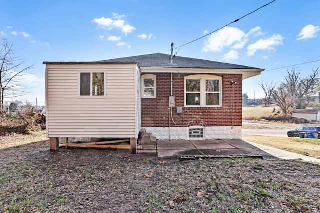 exterior space with a patio