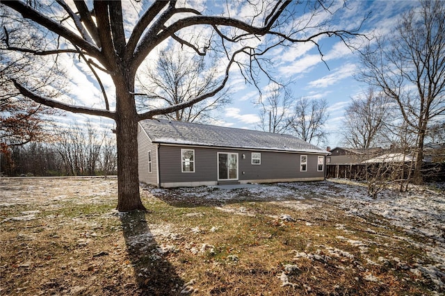 view of back of house