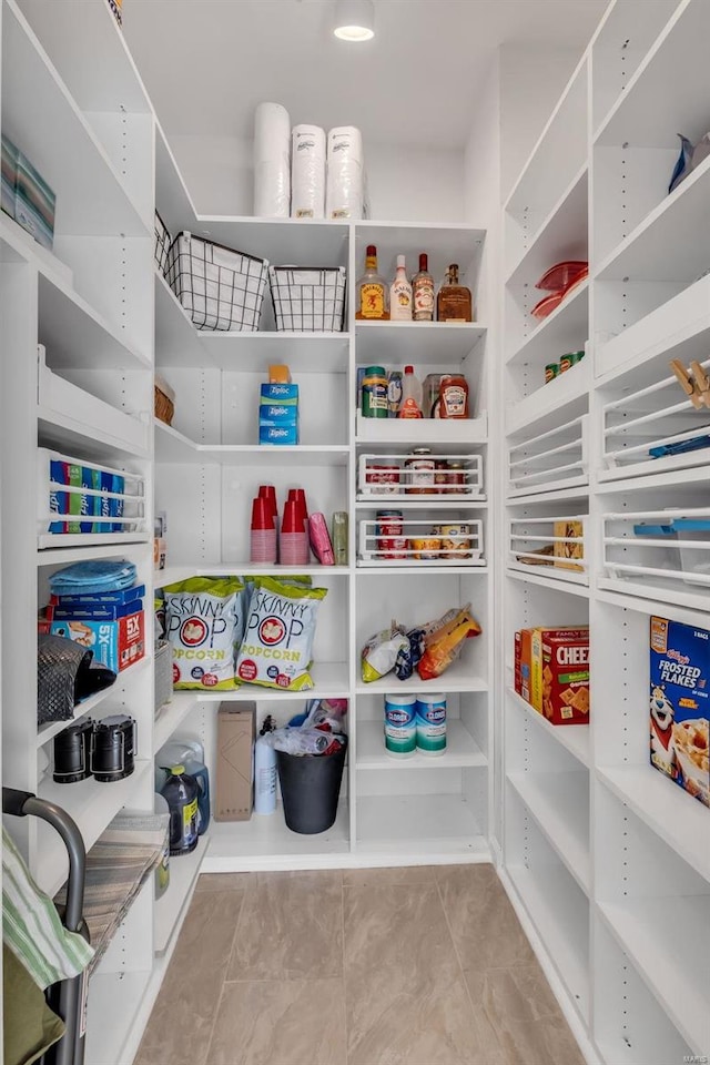 view of pantry