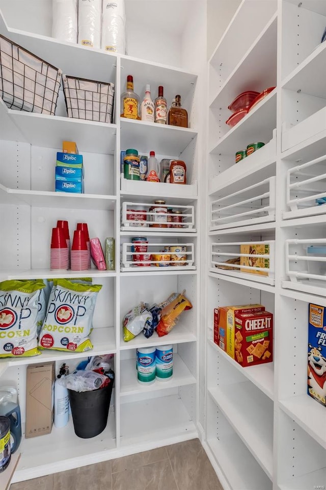 view of pantry