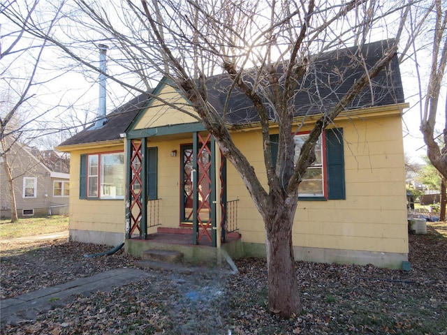 view of front of property