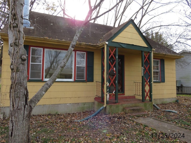 view of bungalow-style house