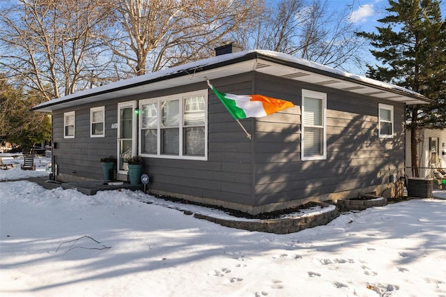 exterior space with central AC unit