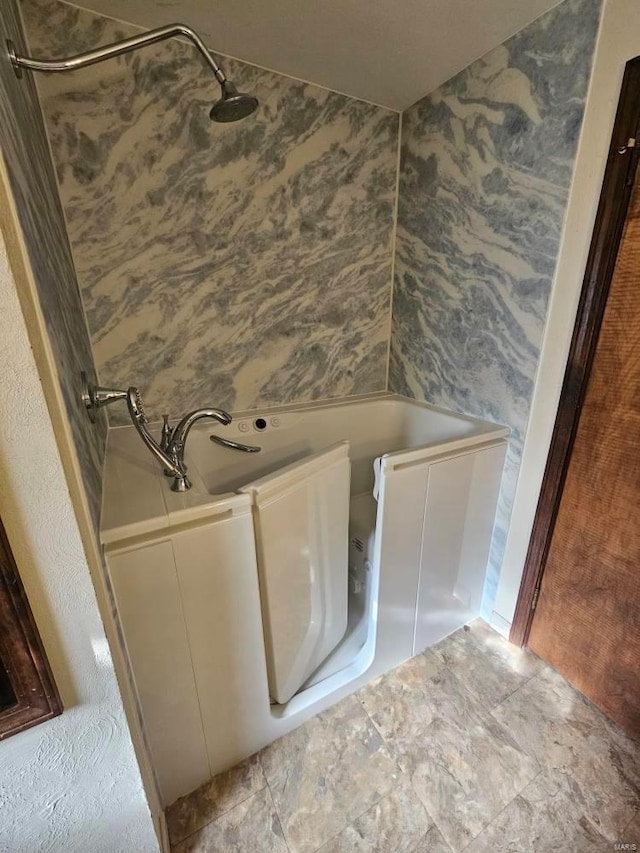 bathroom featuring shower / tub combination