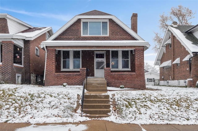 view of bungalow-style home