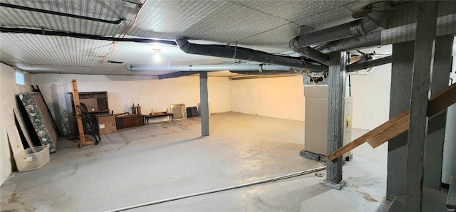 view of basement