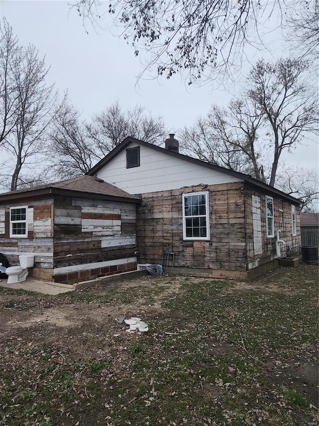 view of property exterior featuring cooling unit