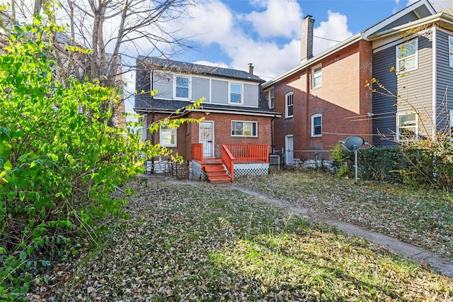 view of rear view of house