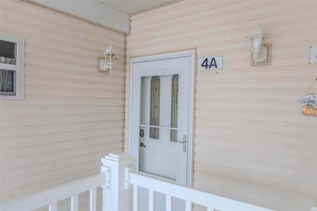 view of entrance to property