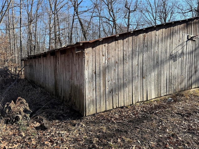 view of outbuilding