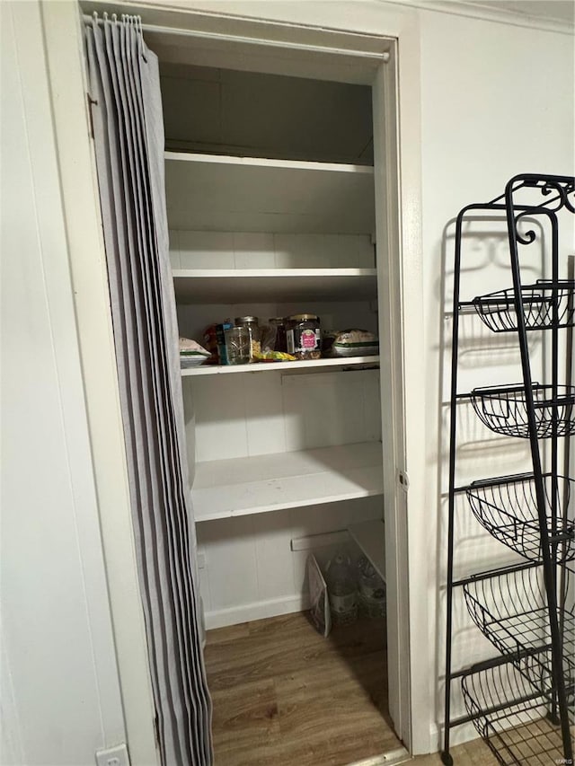 view of pantry