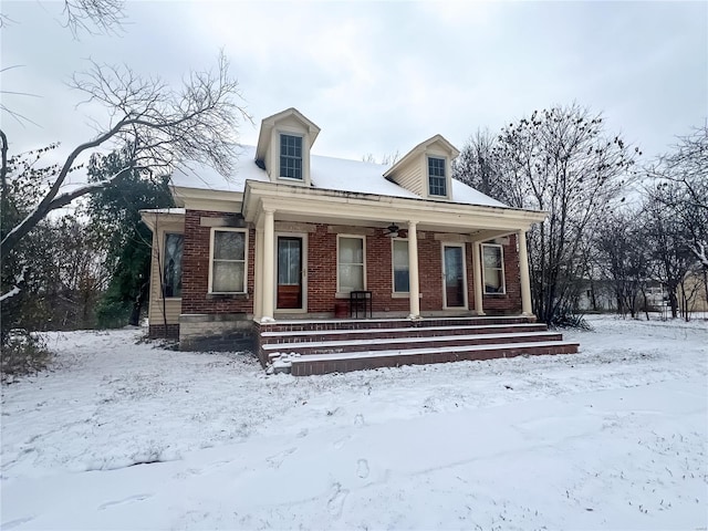 view of front of property