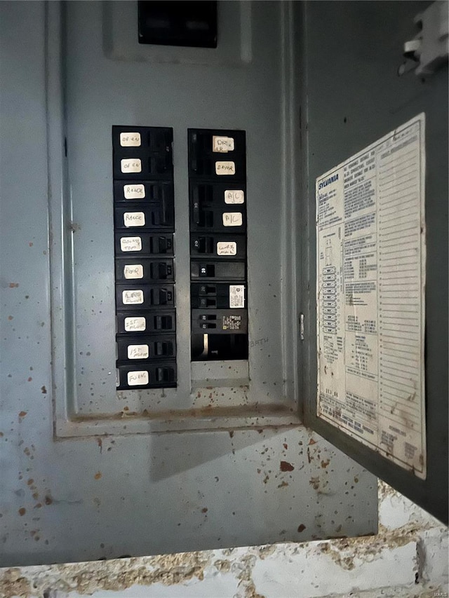 utilities with electric panel