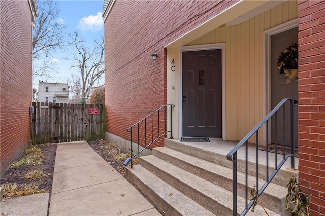 view of property entrance