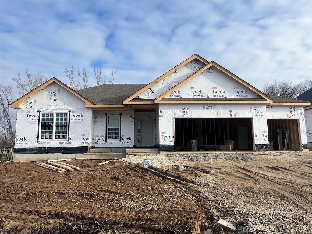 view of property in mid-construction