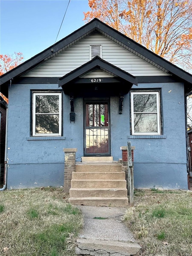 view of bungalow-style home