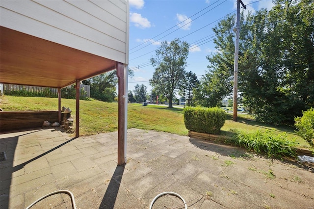 view of patio