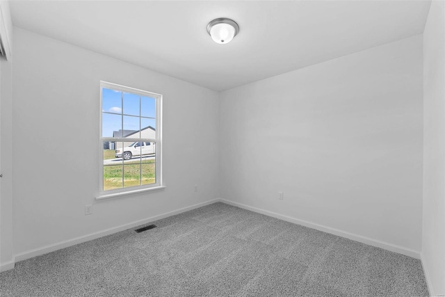 spare room with carpet