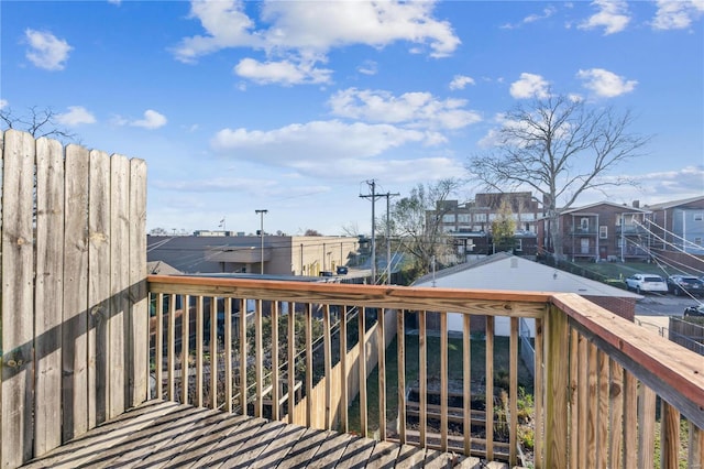 view of deck