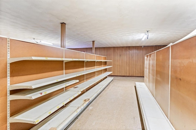 view of storage room