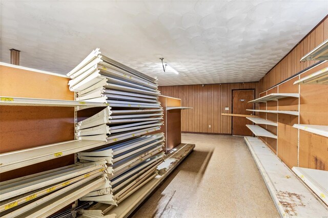 view of storage area
