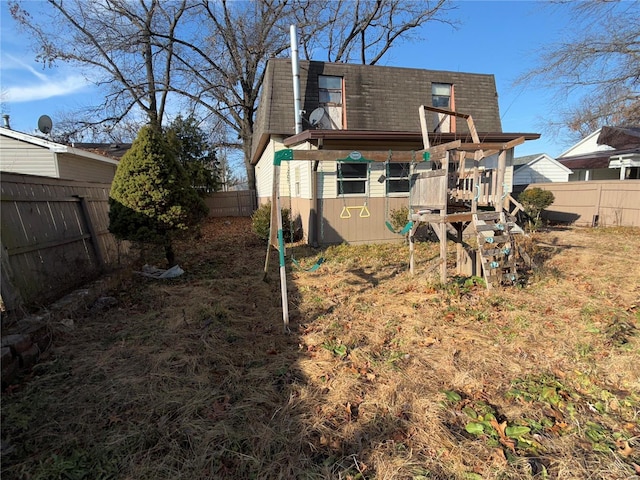 view of rear view of house