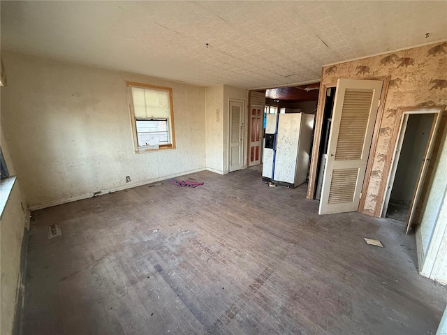 interior space featuring dark hardwood / wood-style floors