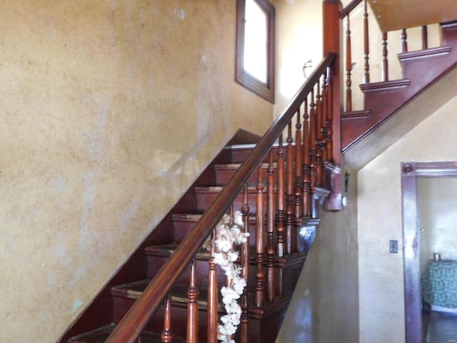 view of stairs