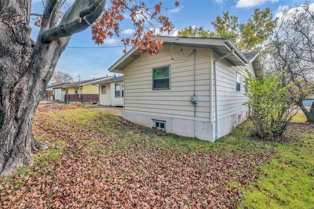 view of back of property