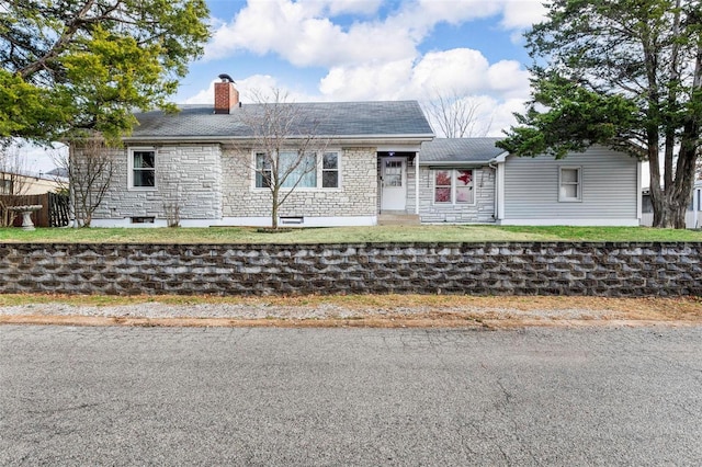 view of ranch-style home