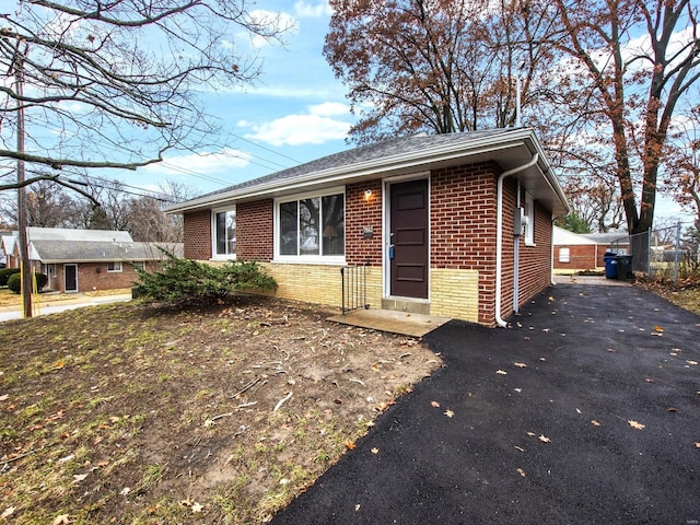 view of front of home