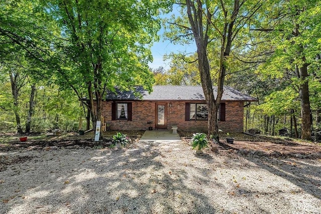 view of ranch-style home