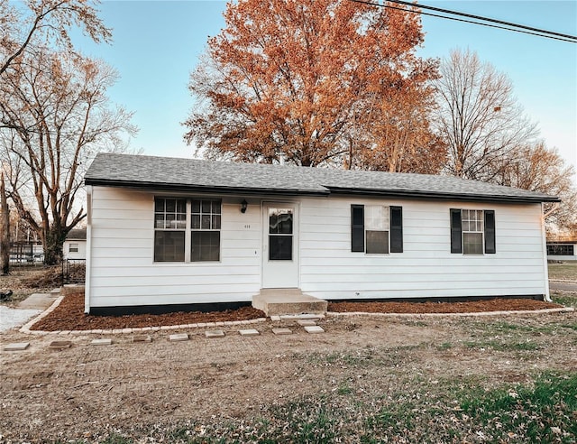 view of ranch-style house