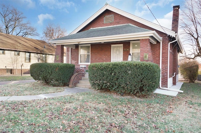 bungalow-style home with a porch