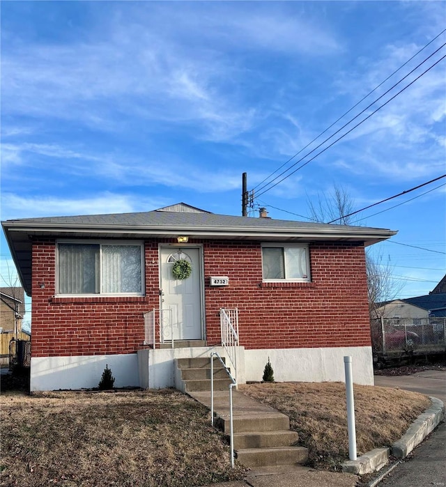 view of front of home