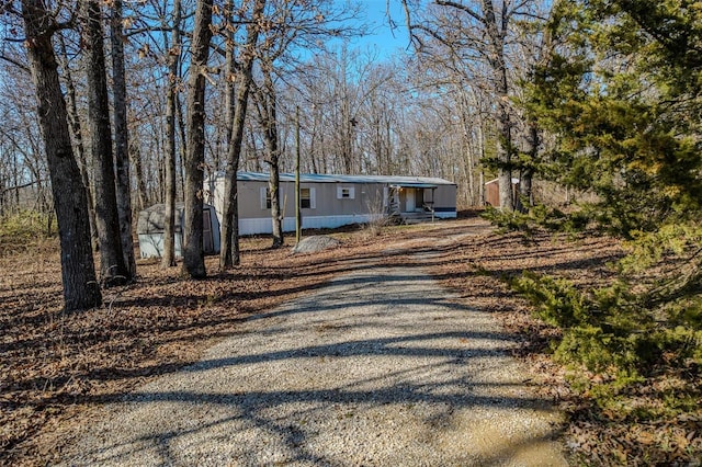 view of front of property