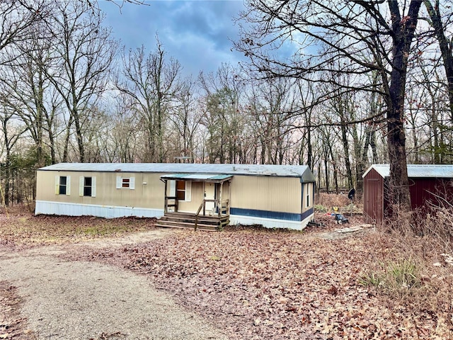 view of manufactured / mobile home