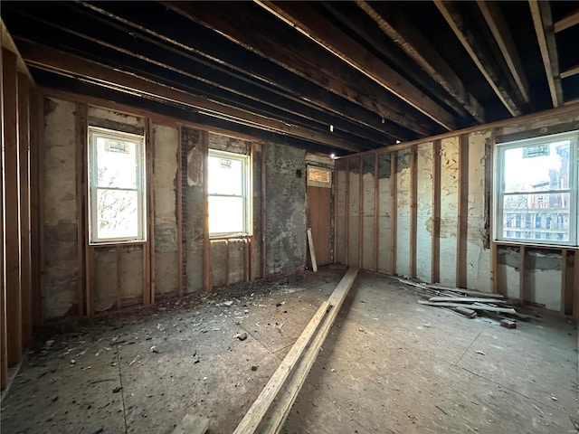 miscellaneous room with a wealth of natural light