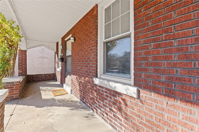 view of patio / terrace featuring covered porch