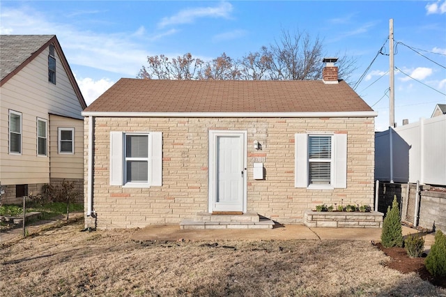 view of front of property