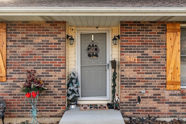 view of entrance to property