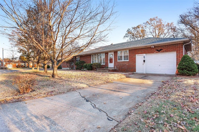 ranch-style house with a garage