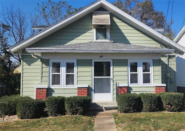 view of bungalow-style home