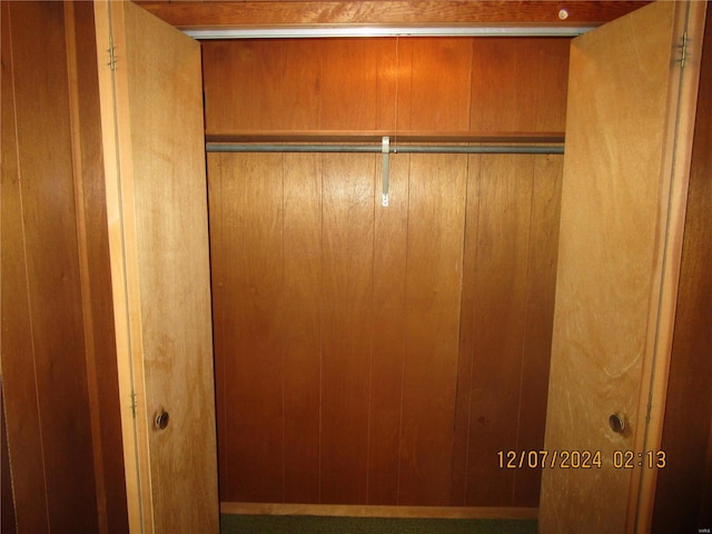 view of closet