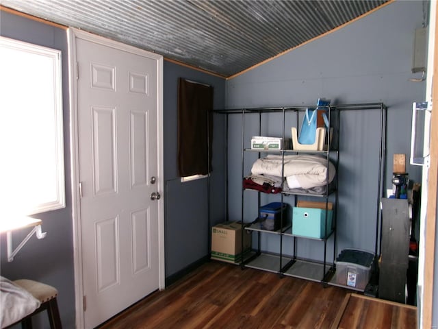 view of storage room