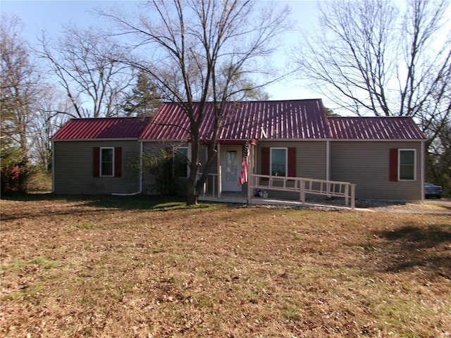 view of ranch-style house